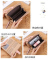 Women's Wallet high quality material Long lasting use Fashionable Clutch Bag Hollow Leaves Zipper Buckle Wallet Women's Bag.