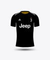 Jeep Juventus Football Jersey Black - Jersey. 
