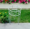 Metal flower tob stand 3 lage plastic coutting 9*9*17 inches .