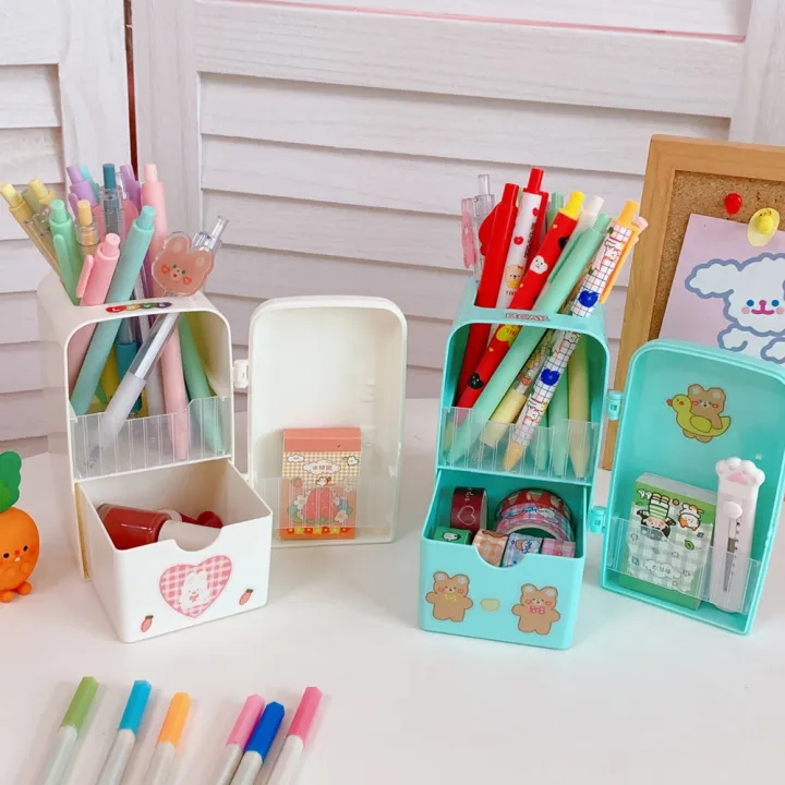 Japanese%20Creative%20Refrige%20Pen%20Holder%20Case%20Girls%20Cute%20Multifun%20Stationery%20Drawer%20Storage%20Box%20Kawaii%20Large-capacity%20Desk%20Organizer%20-%20Image%203