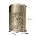 Metal Lighter Windproof Red Flame Lights Vintage Classic Gas Lighters Top Grade Gifts.