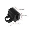Waterproof Bicycle Alarm Electric Warning Bell Loud Horn - Black. 