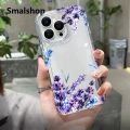 Smalshop For Xiaomi Redmi Note 14 Pro Plus 5G 14 13 12S 12 11 10 Case Purple Flower Phone Cover For Redmi 13 12 14C 13C 12C 4G Soft Funda. 
