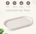 01 pcs Colourful Gypsum Flat tray for home decor. 