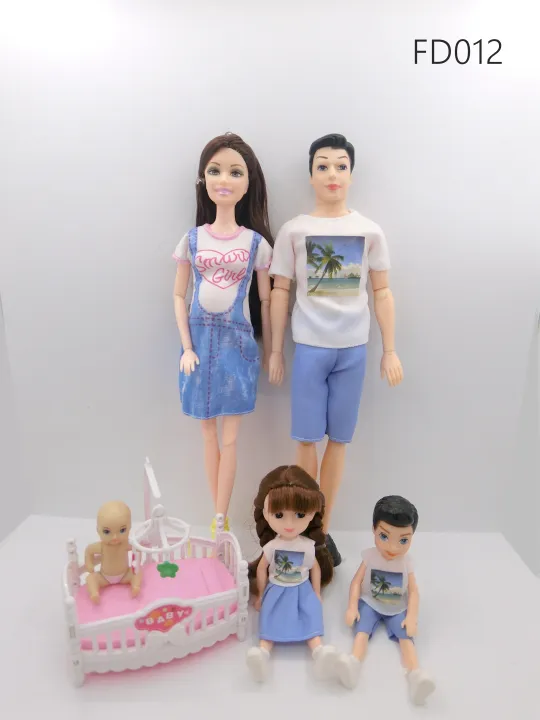 %E3%80%90The%20road%20to%20happiness%20Store%E3%80%915-person%20Family%20Doll%20Set%20Mom%20/%20/%20Baby%20/%20Kelly%20/%20Cart%20Girl%20Toy%20Fashion%20Pregnant%20Women%20Doll%20Child%20Toy%20Birthday%20Gift%20D%20-%20Image%205