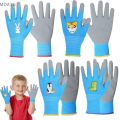Gardening Gloves Kids Durable Waterproof Garden Work Gloves Non-Slip Children Safety Yard Work Gloves Portable Garden Supplies.