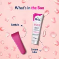 Veet Pure™ Hair Removal Cream 100g Normal Skin for Body & Legs, Freshest Smell with With Organic Aelo Vera and Rose Extract, Dermatologically Tested. 