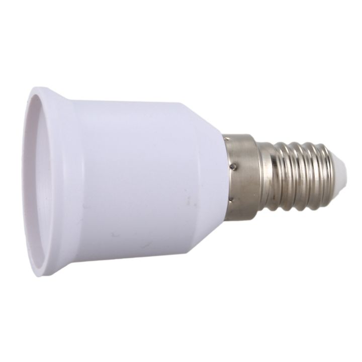 10%20Pcs%20E14,%20E27%20Adapter%20Base%20Screw%20LED%20Light%20Bulb%20Bulb%20Socket%20Converter,%20White%20-%20Image%205