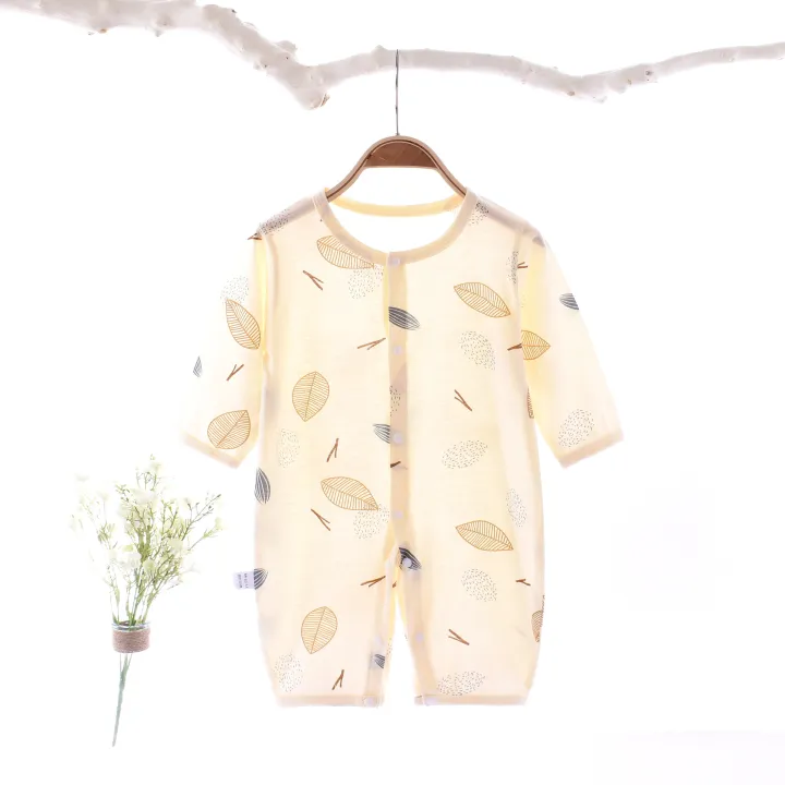 Baby%20ultra-thin%20breathable%20summer%20long-sleeved%20printed%20jumpsuit%20combed%20cotton%20bamboo%20fiber%20baby%20sweatshirt%20air-conditioned%20clothing%20-%20Image%205