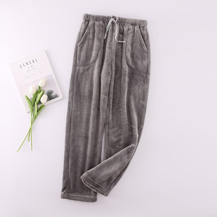 Women's%20flannel%20pajamas,%20pajamas,%20large%20size%20can%20be%20worn%20outside,%20plush%20coral%20velvet%20trousers,%20loungewear,%20single%20thickened%20200%20pounds%20-%20Image%207