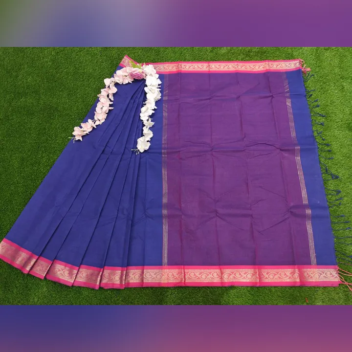 Cotton%20Saree%20with%20Running%20Blouse%20piece%20for%20Women%20-%20Image%203