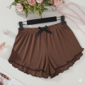 Women Smooth Silk Regular Fit Short Pants.