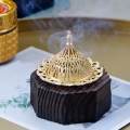 Censer Fragrance Diffuser with Lid Ornament Cone Burner Holder for Home Bedroom.