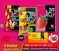 Juzt jelly with Free geometric box (worth of 200/-)-India 3Packet X 73Grm=219Grm. 