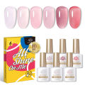 BORN PRETTY 10ml Double Light Moonlight Cat Magnetic Gel Nail Polish Set White Silver Light Nails Soak Off UV LED UV Gel Kit. 