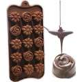 Mix Flower Silicone Chocolate Mould.
