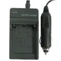 Digital Camera Battery Charger for OLYMPUS Li-10B/ Li-12B/ DBL10(Black). 