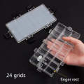 24 Grid Gouache Watercolor Acrylic Moisturizing Palette Leakproof Color Storage.