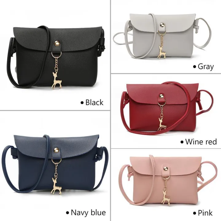 Korean%20Cute%20Deer%20Keychain%20Design%20Leather%20Sling%20Bag%20Leather%20Bag%20Waterproof%20Bag%20Shoulder%20Bag(17*12*3cm)%20-%20Image%204