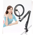 Video Stand with 10 inch Ring Light and Phone Mount for Drawing, Cooking Video, Facebook, YouTube Live Streaming.