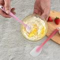 Silicone Scraper Translucent Large Cream DIY Baking Supplies Cake Tools.