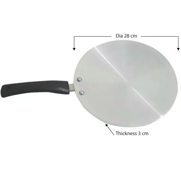 Aluminium%20Tawa%20With%20(Plastic)%20Bakelite%20Long%20Handle%2026x3%20cm%20-%20Gas%20Chula%20-%20Image%202