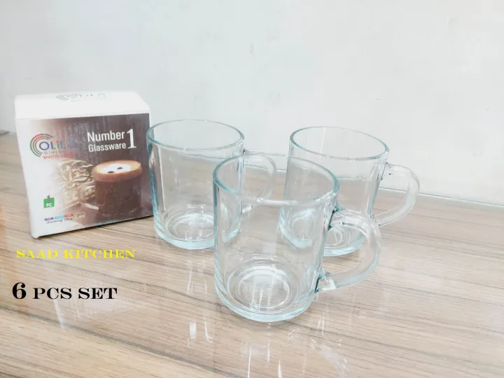 6%20Pcs%20Tea/Coffee%20Mug%20Cup%20Plain%20Design%20.%20Chai%20/%20Tea%20Style%20Experience%20Mug%20Set.%20Model:W011:T60.%20-%20Image%202