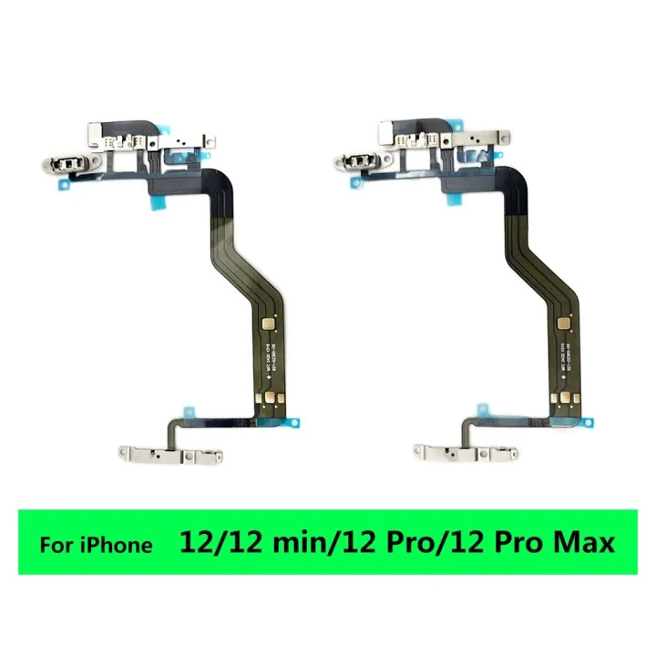 NEW%20Repair%20Side%20Power%20ON/OFF%20Key%20Flex%20Cable%20For%20IPhone%2011%2012%20Pro%20Max%2012%20mini%20Volume%20Switch%20Button%20Ribbon%20-%20Image%205