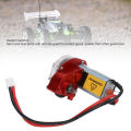 Rc car gearbox rc transmission gearbox rc gearbox replacement rC Gearbox with 050 50T Motor Metal Plastic Transparent Transmission Gearbox for Axial SCX24 1/24 RC Car Upgrade Parts. 