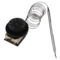 2X 1NC 1NO AC 250V/380V 16A 0-40C Temperature Control Switch Capillary Thermostat.