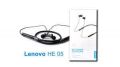 Lenovo He05 Bluetooth 5.0 Neckband Earphones With Mic - Bluetooth Headphone. 