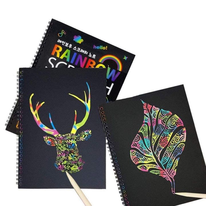 Rainbow%20scratch%20note%20book%20color%20changing%20magic%20note%20books%20black%20A4%20-%20Image%203