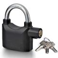 Security Alarm lock. 