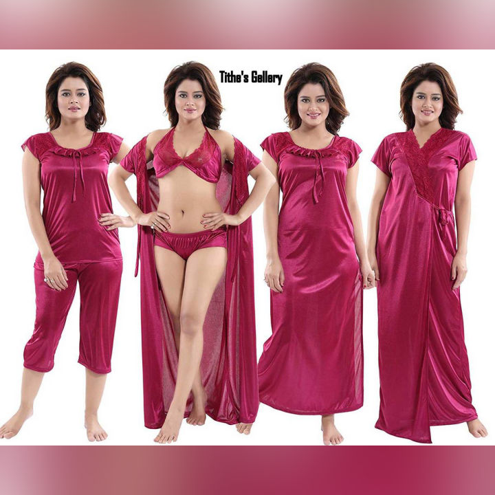 Night Dress 4 Part Fashionable