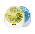 Lithium rechargeable mini table fan with LED light -1880. 