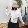 Japanese Harajuku cute vintage girl crossbody bag ulzzang Korean version ins student canvas bag female messenger bag.