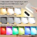 Portable LED Wall Light Versatile Multicolor Rechargeable Lamp Adjustable 360° Rotatable Lamp for Home lighting Outdoor.