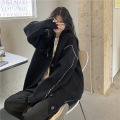 Autumn and Winter Lazy Wind Soft Waxy Sweet College Style Sweater Cardigan Female Student Korean Style Loose Wear Outer Coat. 