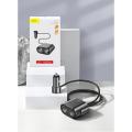 BASEUS 3.1A Dual USB Smart Extended Car Charger with 80W Dual Ports Cigarette Lighter Socket. 
