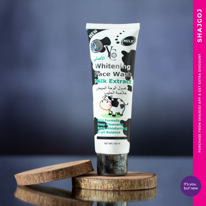 YC%20Whitening%20Face%20Wash%20Milk%20Extract%20100ml%20(Thailand)%20-%20Image%202