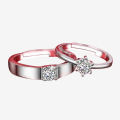 LOVE King and Queen Couple Ring Set - Ring For Girls. 