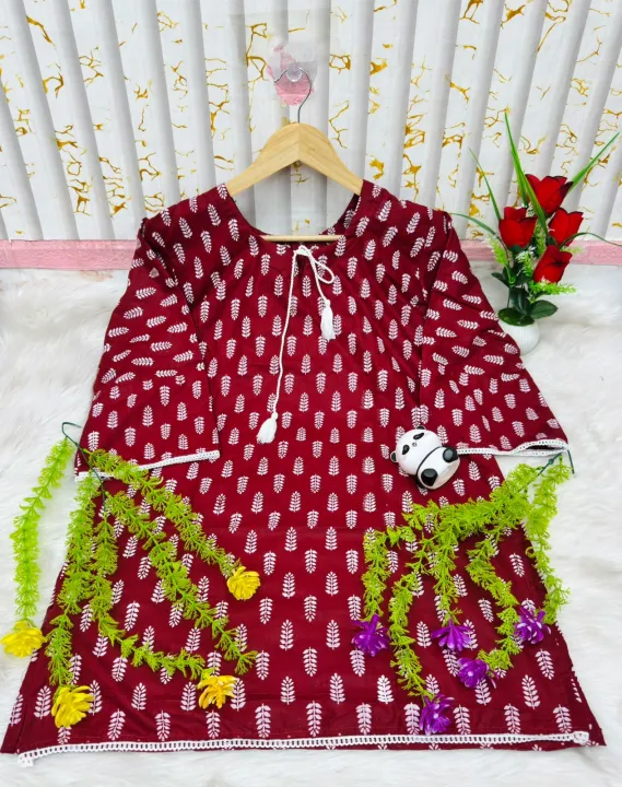 M.U.C.Attractive%20one%20piece%20kurti%20from%20the%20new%20collection%20-%20Image%2010