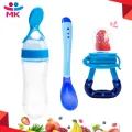 Baby Food Feeder Pacifier | Frozen Fruit Teethers for Babies | Baby Food Dispensing Spoon | Baby Silicone Feeder Pacifier | Teething Feeder | Baby Fruit Pacifier Feeder. 