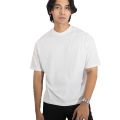 White Drop Shoulder T-Shirt For Men & Women.