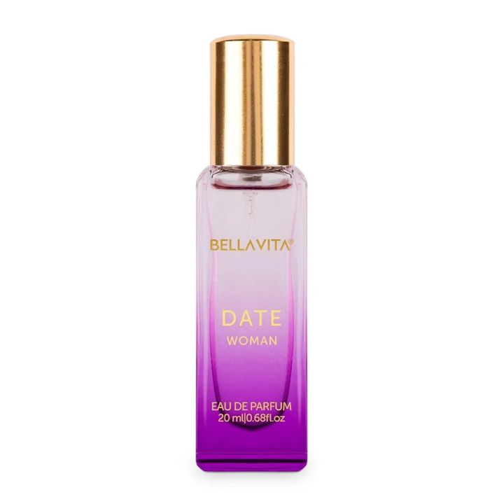 Bella Vita Luxury Date Woman | Long Lasting EDP 20ml | with Pink Pepper, Jasmine & Vanilla | Floral & Fruity Premium Perfume for Women | Fragrance You’ll Love