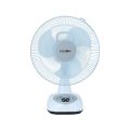 VISION Rechargeable Table Fan 12" White With USB Charger - 900644 with Free Delivery.