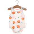 Newborn triangular hayi summer baby one-piece thin sleeveless cotton belly protector mesh baby vest bag fart clothes. 