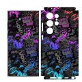 Colorful Decal Skin for Samsung Galaxy S24 S23 S22 Ultra Back Screen Protector Film Cover Money Design 3M Wrap Matte Sticker. 