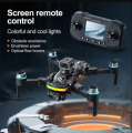 Remote Screen Display Drone WIFI FPV 4K Dual Camera Obstacle Avoidance Remote Control with Dual Battery Brushless Motor DH. 