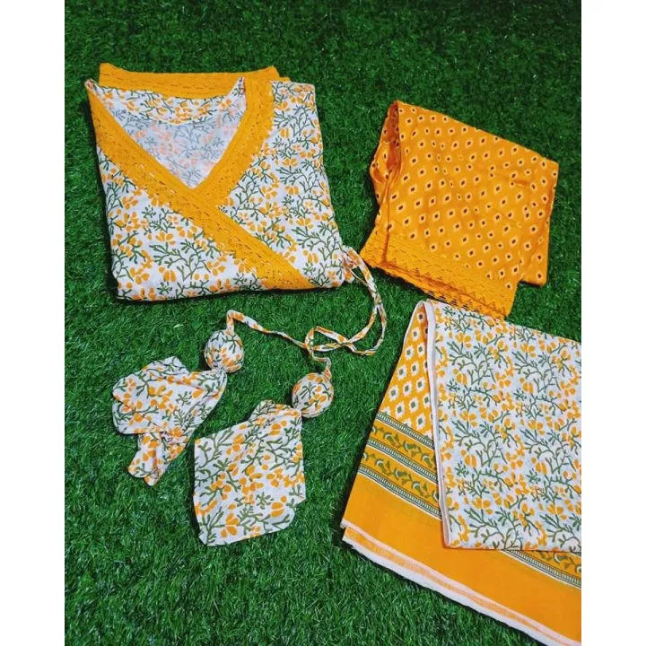 Designer%20Readymade%20Three%20Piece%20Linen%20Gown%20Style%20Long%20Kurti%20for%20Women%20and%20Girls%20Ready%20to%20Wear%20-%20Image%204